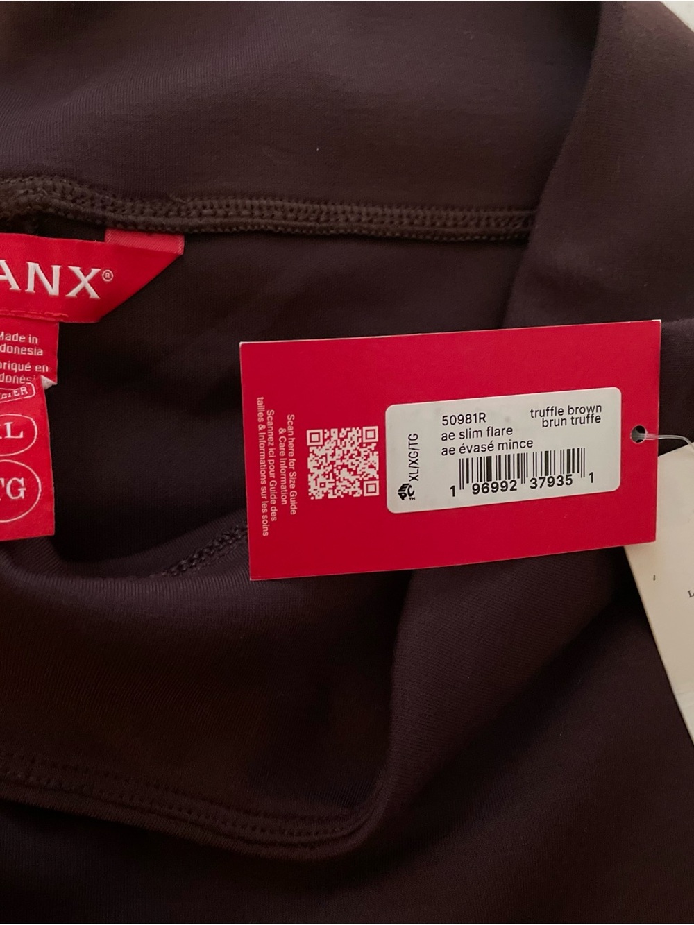 SPANX Truffle Brown Men’s Slim Flare Chinos